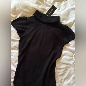 Amisu Knit Turtle Neck Mini Dress